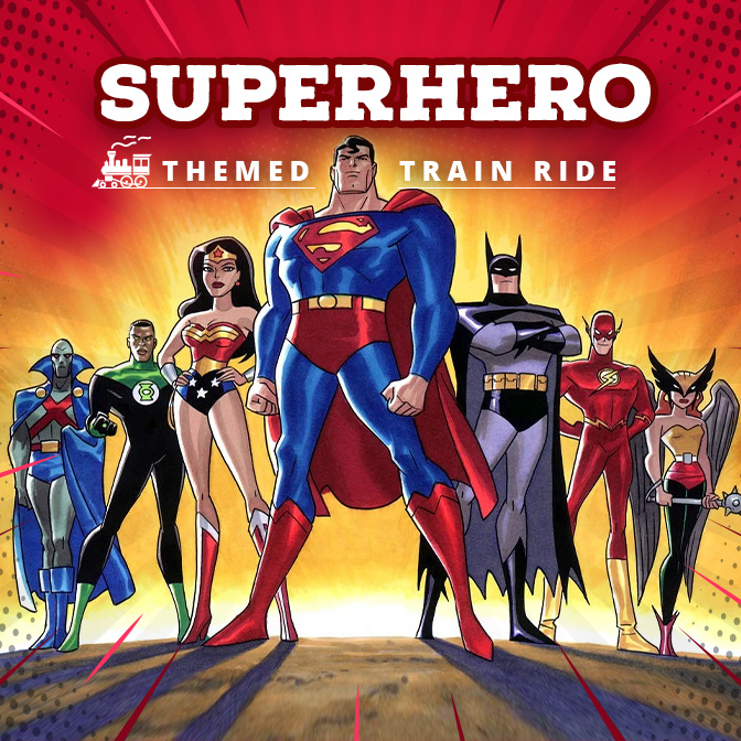 Superhero Themed Train Ride